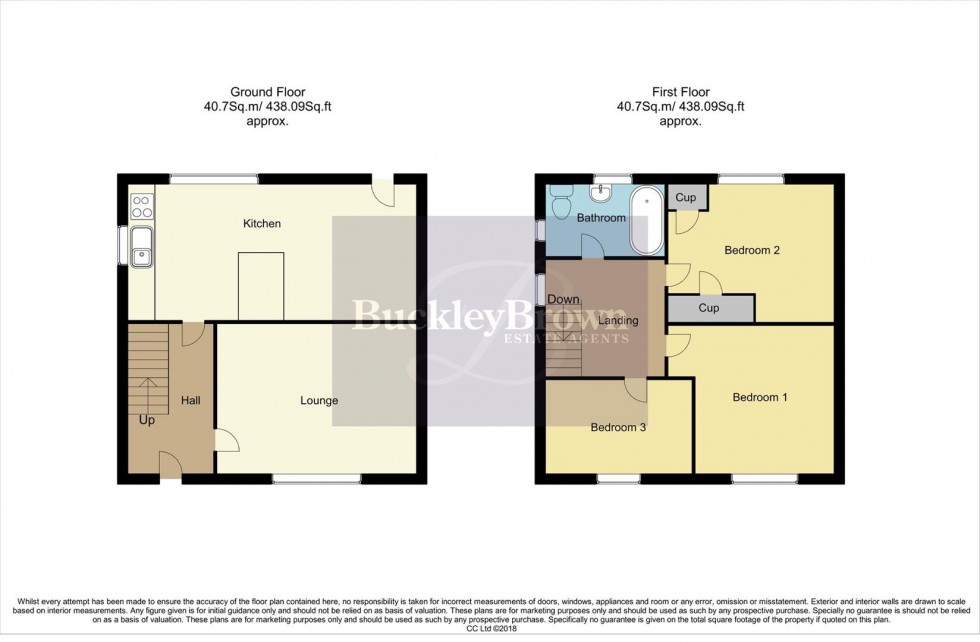 Floorplan for Petersmith Crescent, New Ollerton, Newark