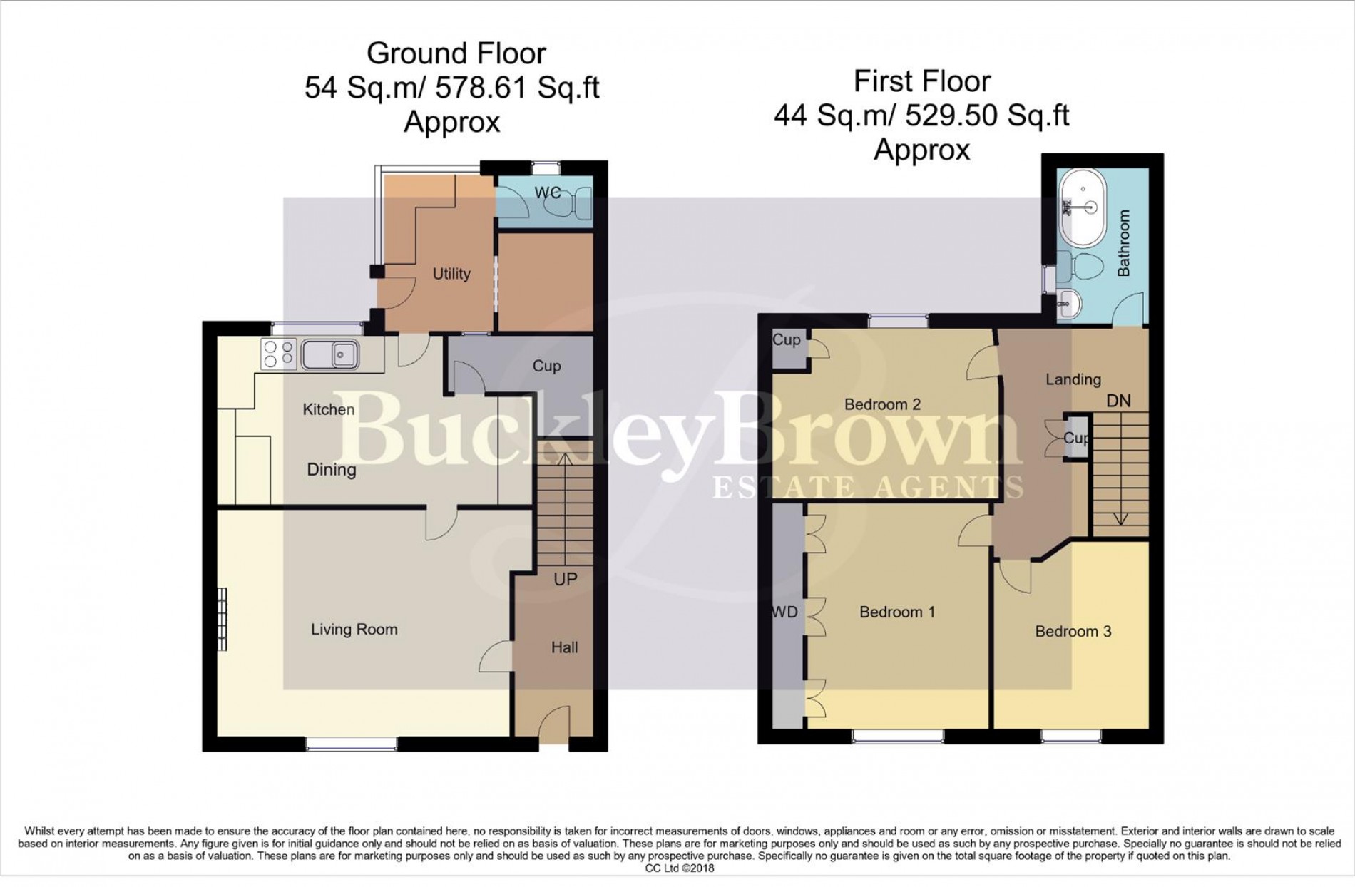 Floorplan for Mary Street, Kirkby-In-Ashfield, Nottingham