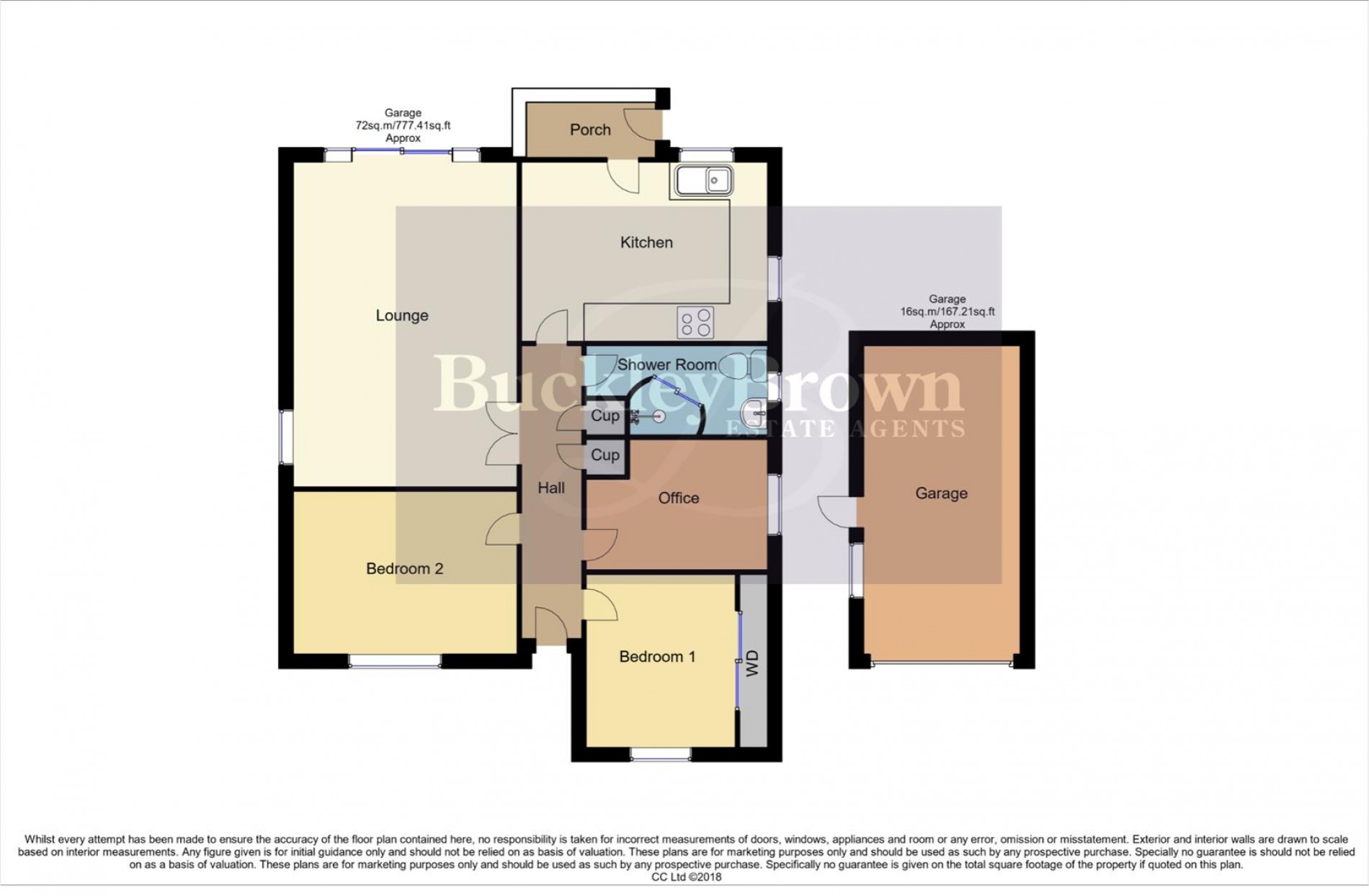 Floorplan for Maple Grove, Glapwell, Chesterfield
