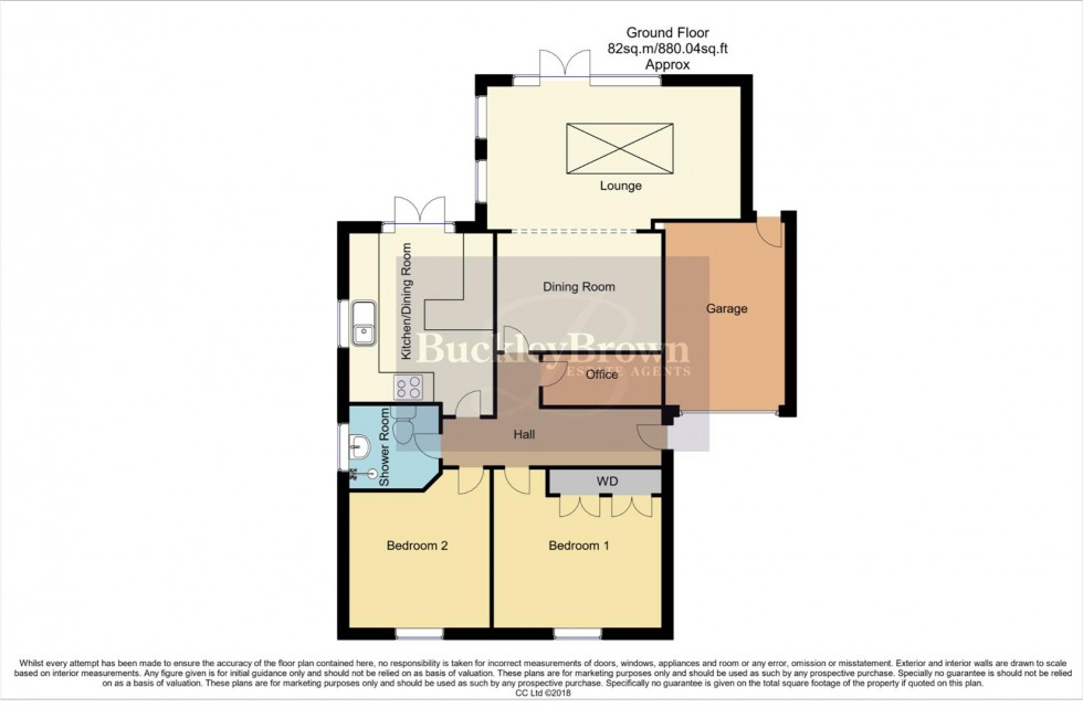 Floorplan for Chestnut Drive, Mansfield