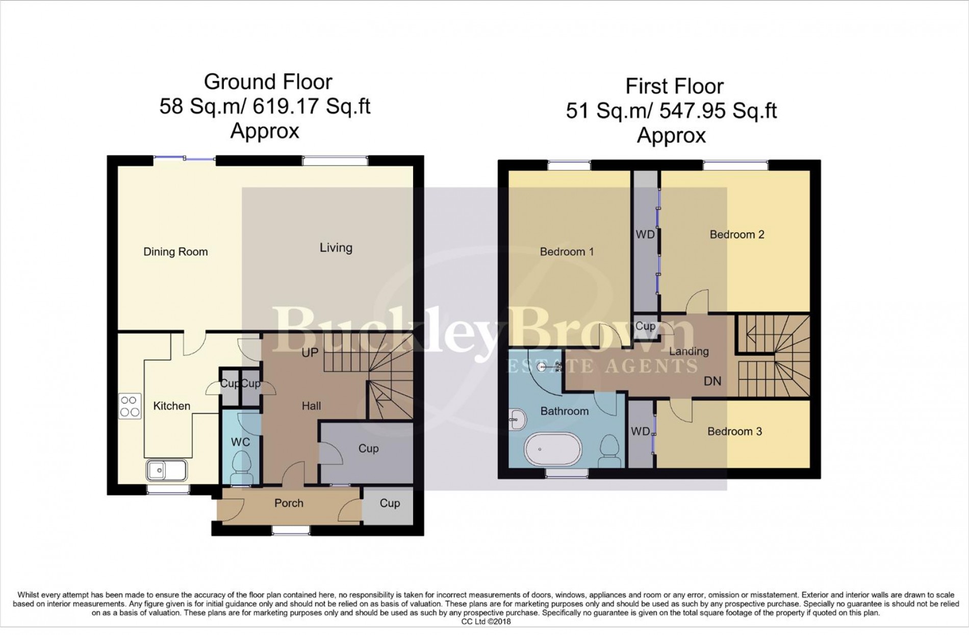 Floorplan for Linton Close, Mansfield