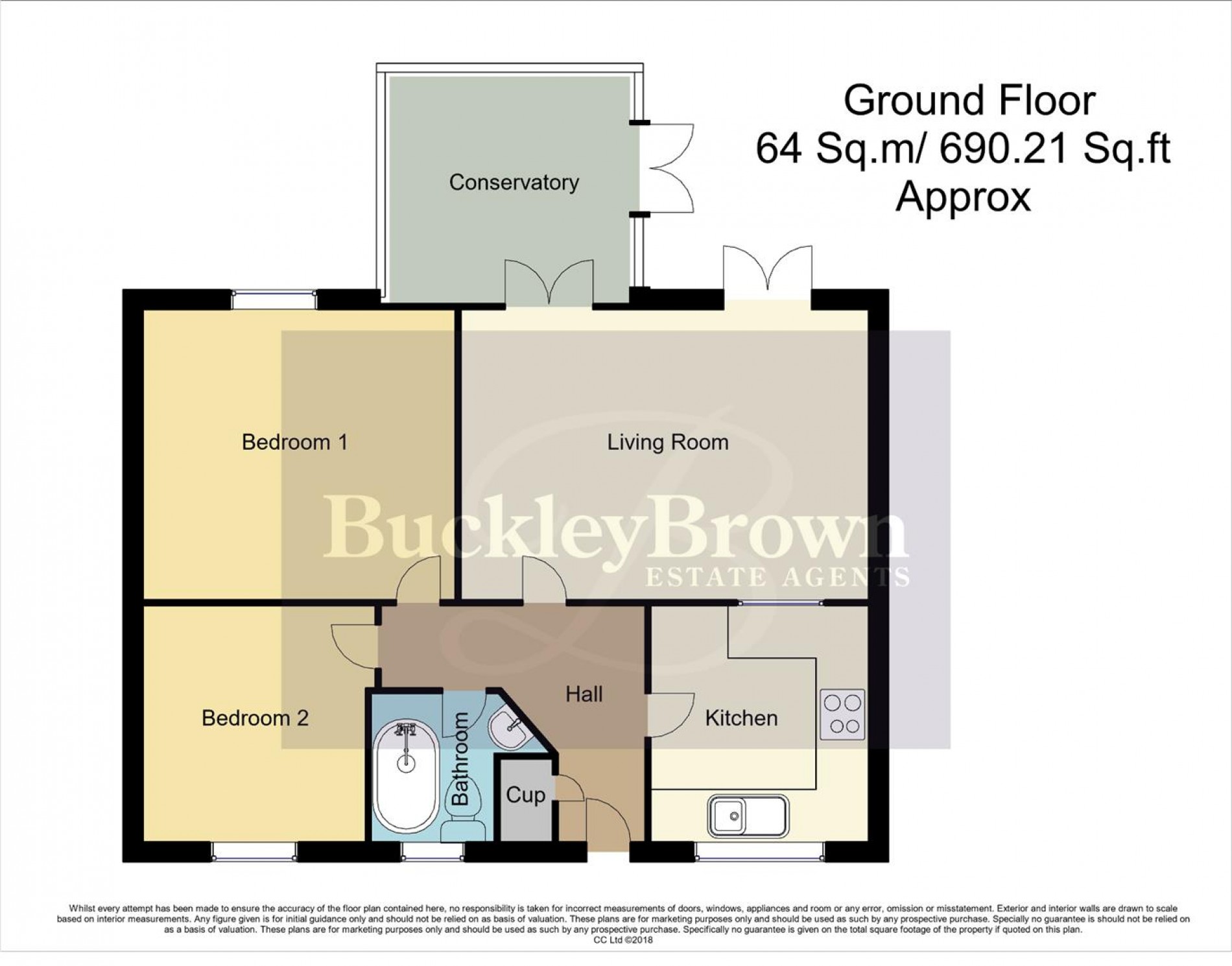 Floorplan for Park Hall Gardens, Mansfield Woodhouse, Mansfield