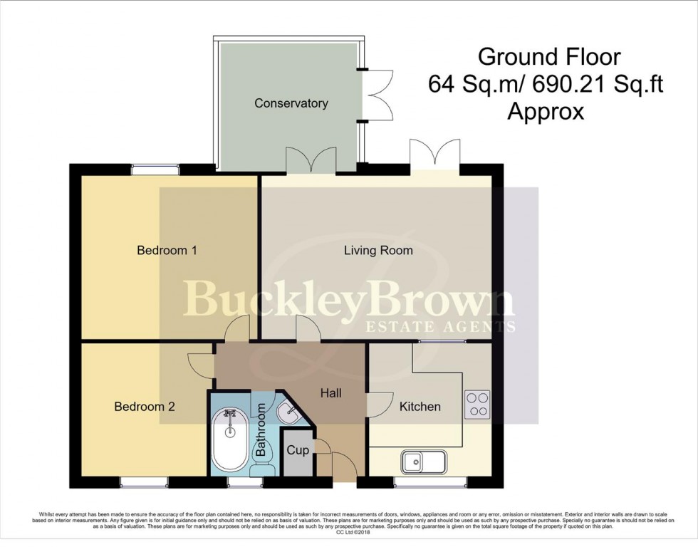 Floorplan for Park Hall Gardens, Mansfield Woodhouse, Mansfield