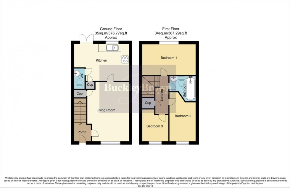 Floorplan for The Hay Fields, Rainworth, Mansfield