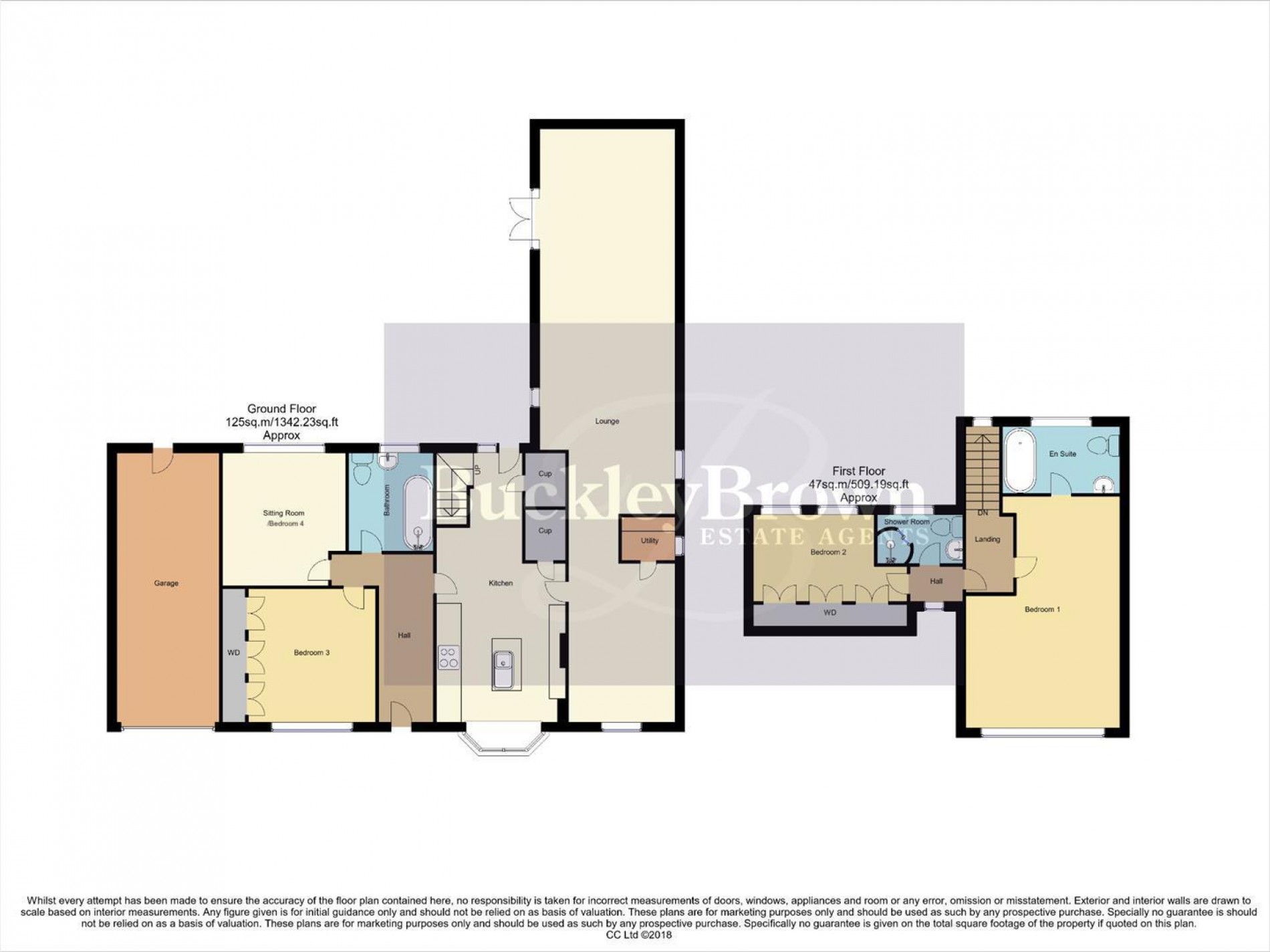 Floorplan for Central Drive, Wingerworth, Chesterfield
