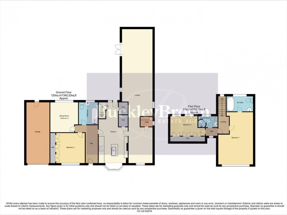 Floorplan for Central Drive, Wingerworth, Chesterfield