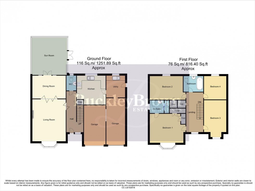 Floorplan for Bryony Way, Mansfield Woodhouse, Mansfield