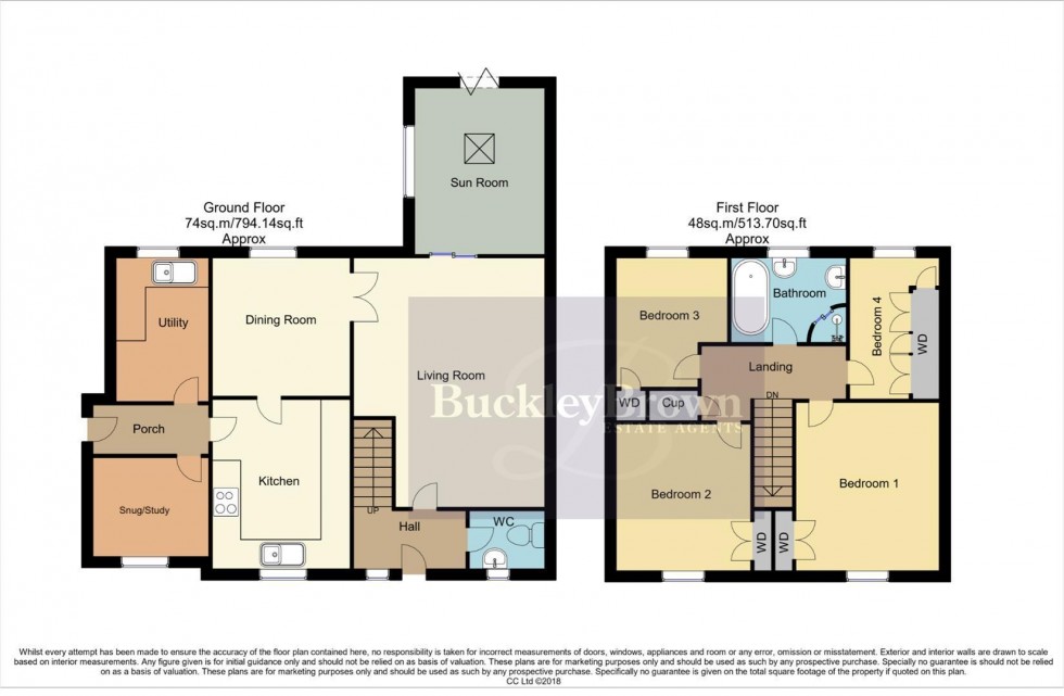 Floorplan for Chestnut Grove, Tibshelf, Alfreton