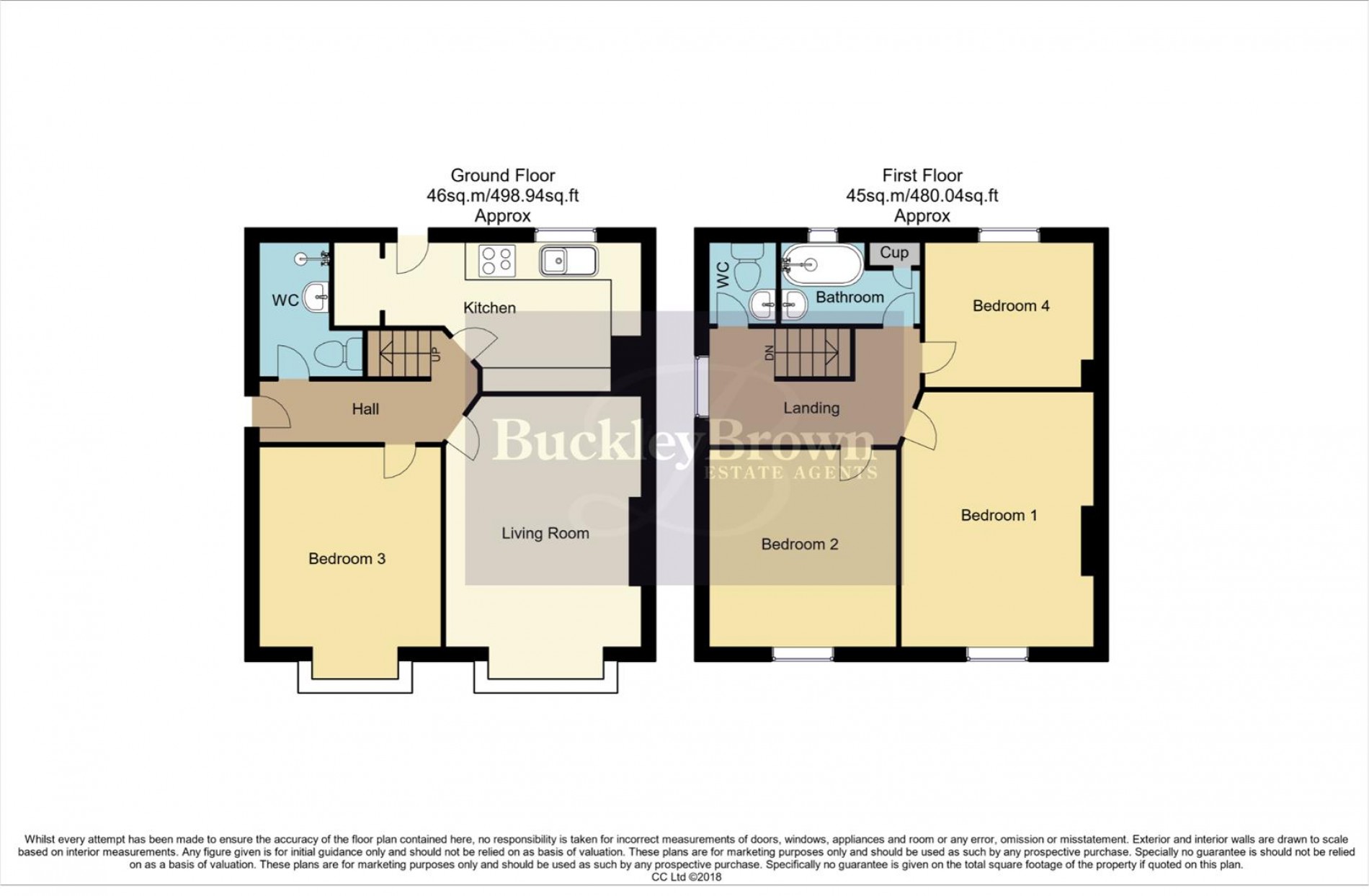 Floorplan for Ladybrook Lane, Mansfield