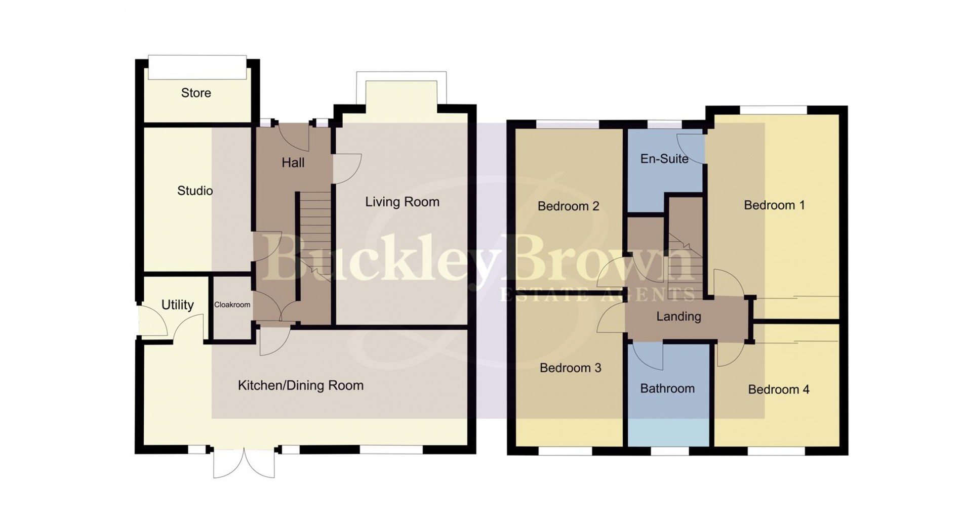 Floorplan for Hawke Brook Close, Bolsover, Chesterfield
