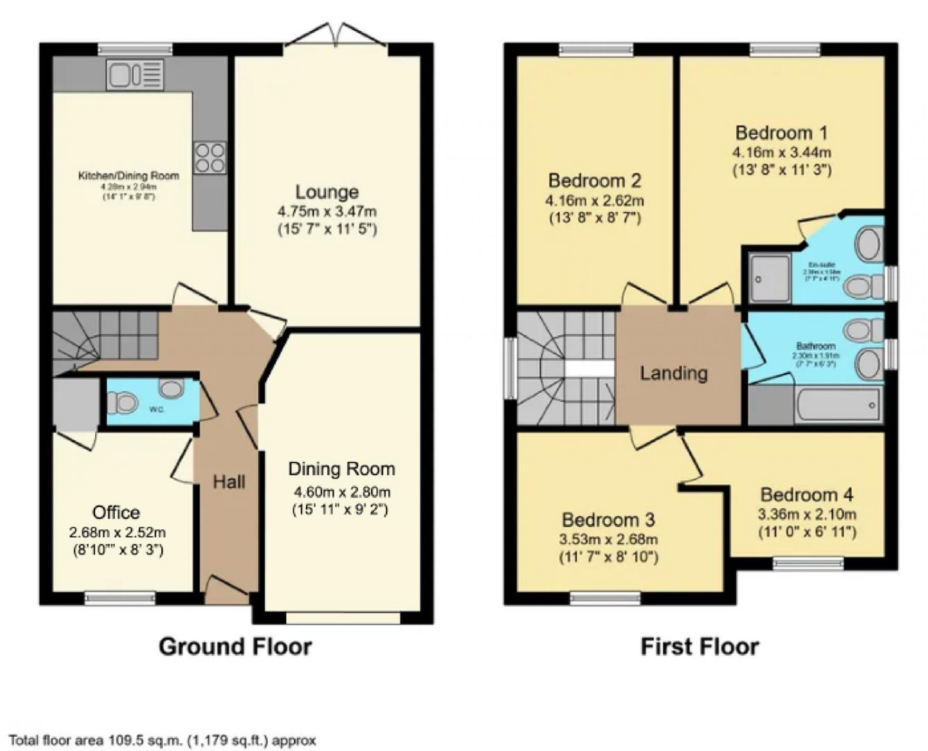 Floorplan for Broadacre Way, Tibshelf, Alfreton