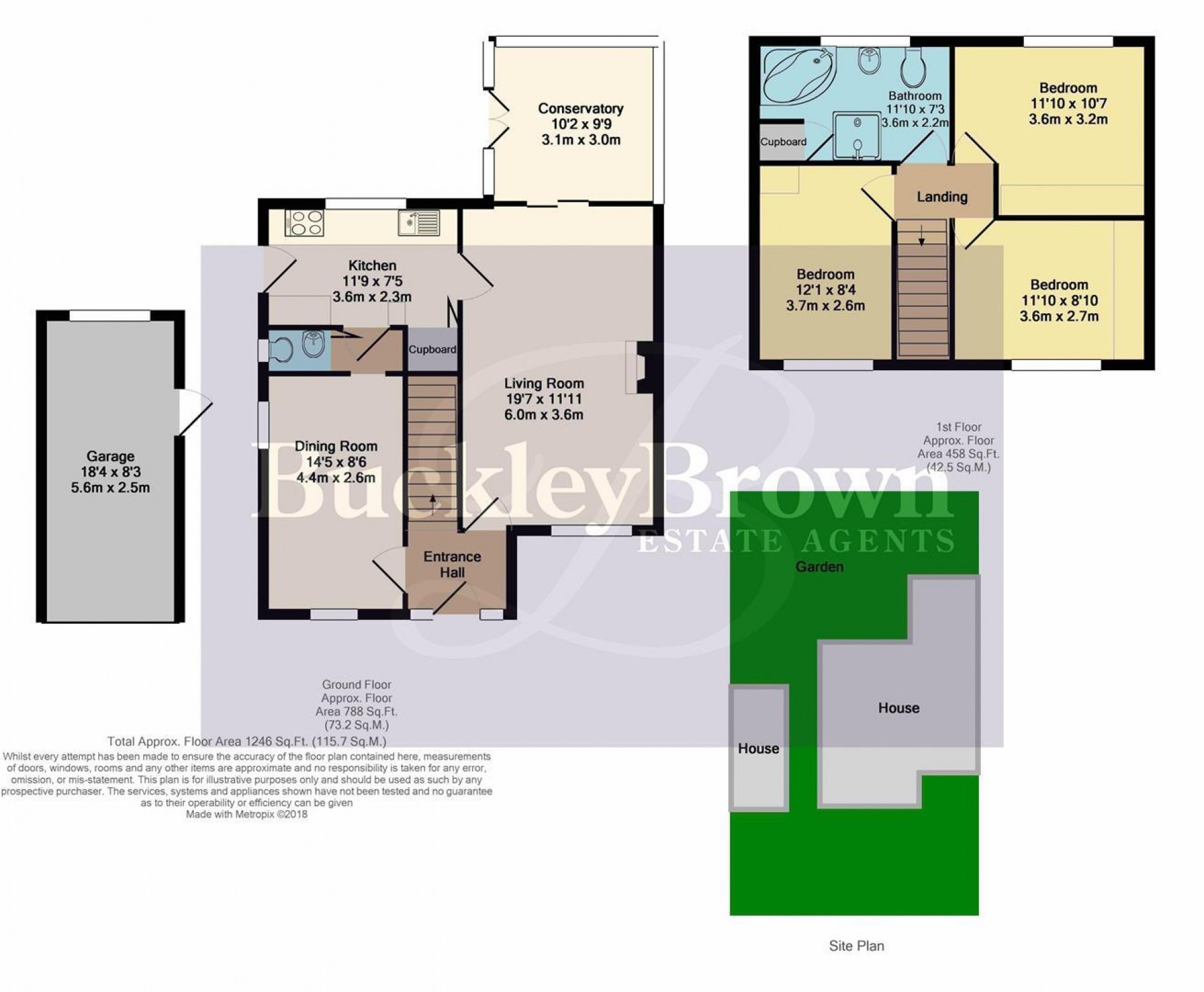 Floorplan for Silverwood Avenue, Ravenshead, Nottingham