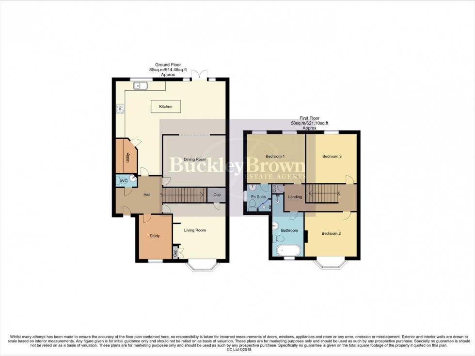 Floorplan for Villiers Road, Mansfield