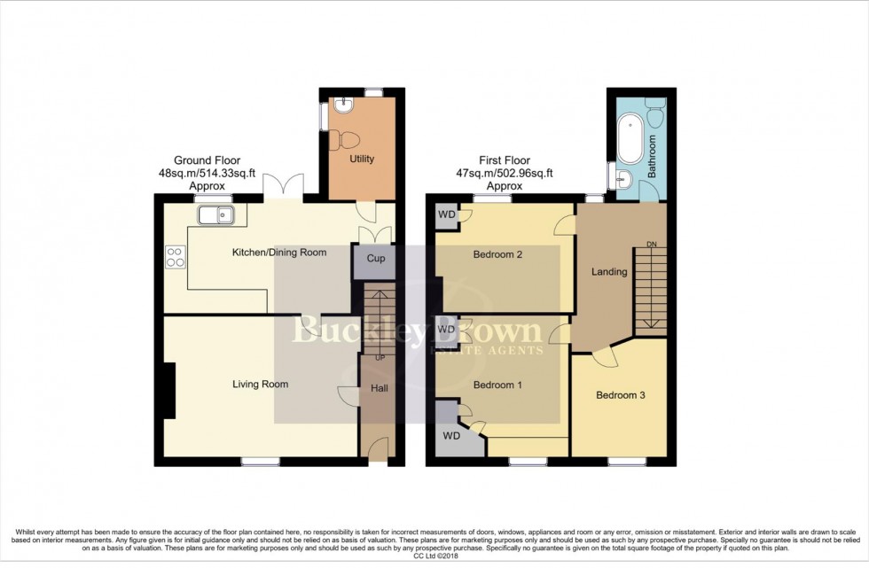 Floorplan for Poplar Street, New Ollerton, Newark