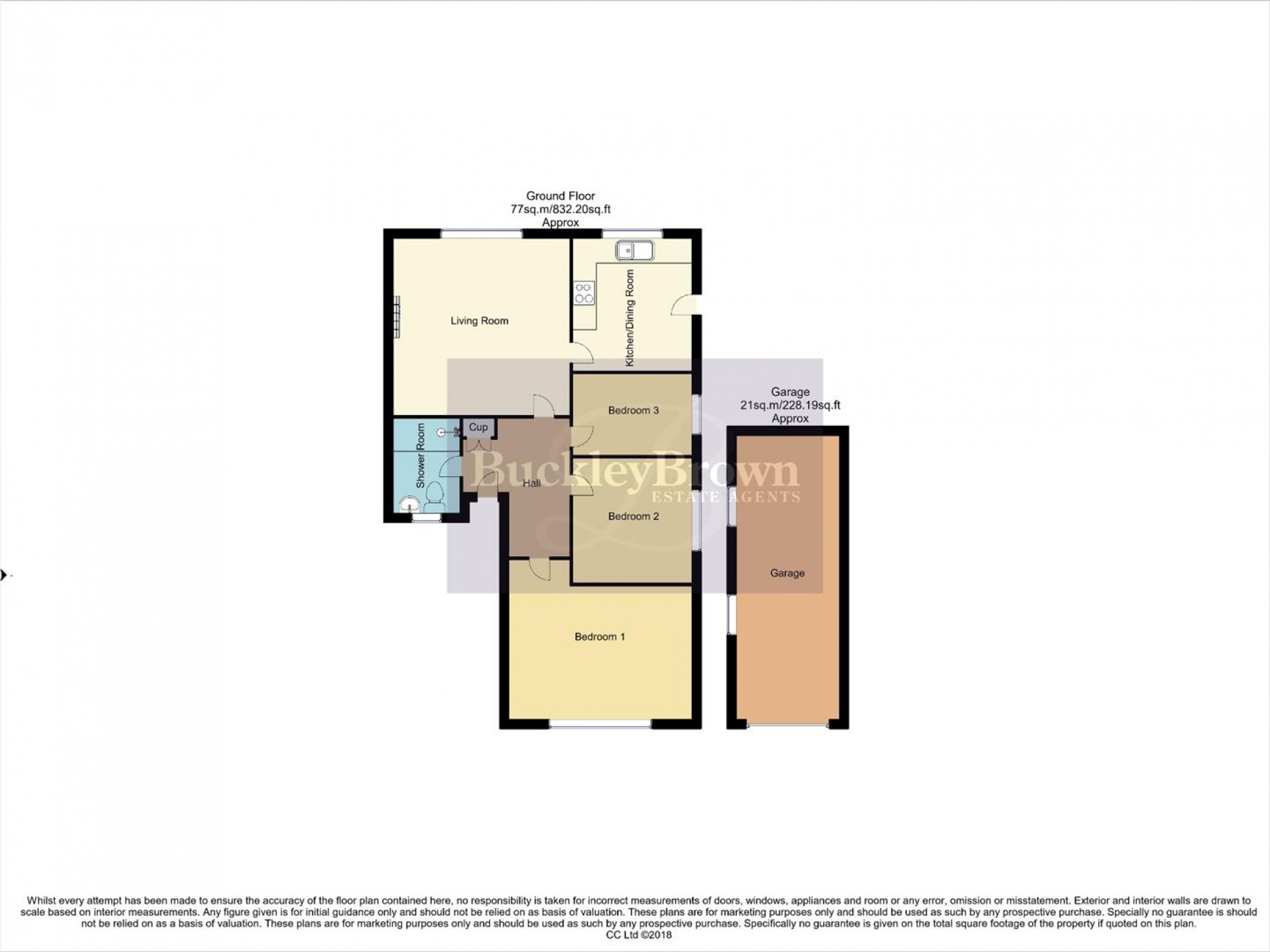Floorplan for Lawns Road, Kirkby-In-Ashfield, Nottingham