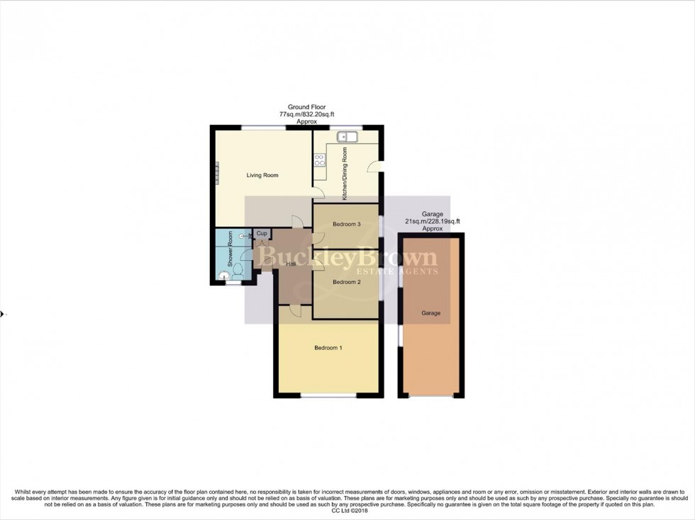 Floorplan for Lawns Road, Kirkby-In-Ashfield, Nottingham