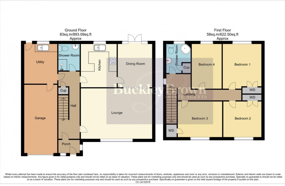 Floorplan for Thorpelands Avenue, Forest Town, Mansfield