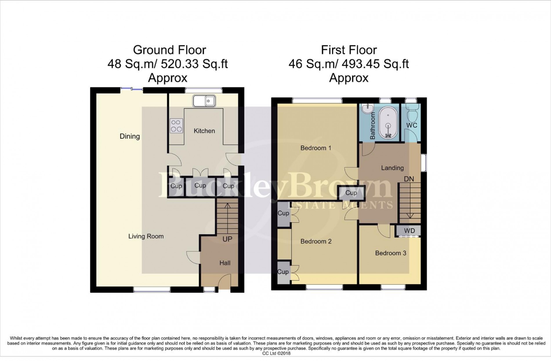 Floorplan for Holmwood Road, Rainworth, Mansfield