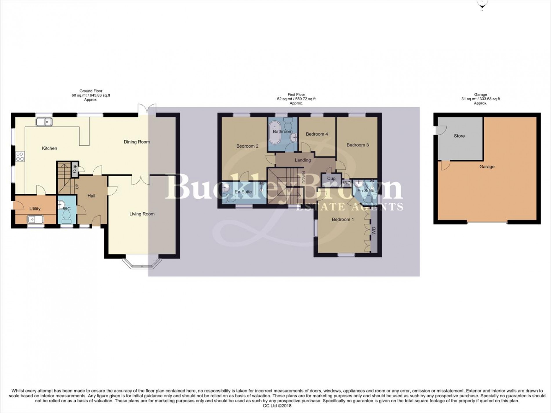 Floorplan for Oakmeadows, South Normanton, Alfreton