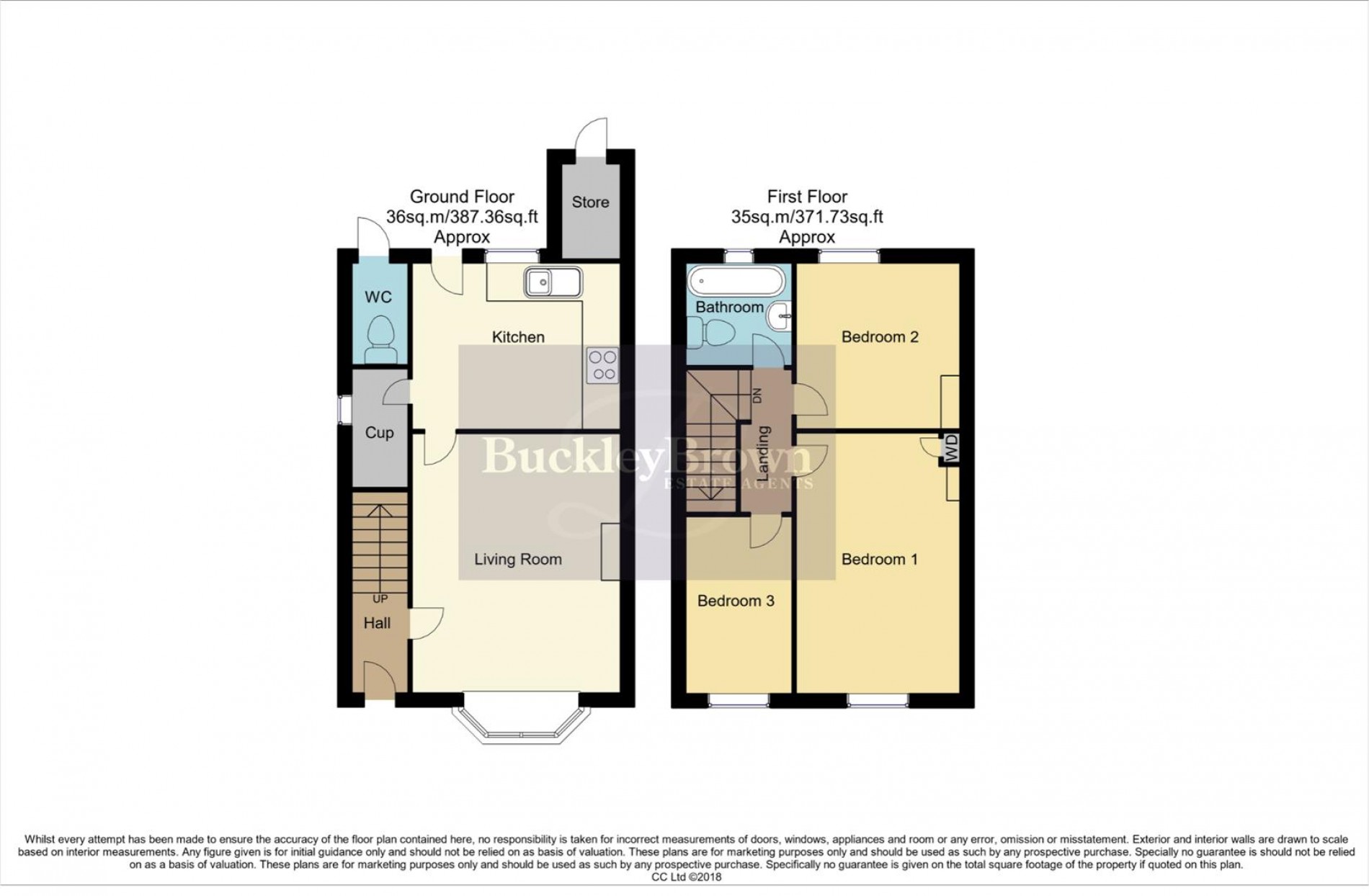 Floorplan for Somersall Street, Mansfield