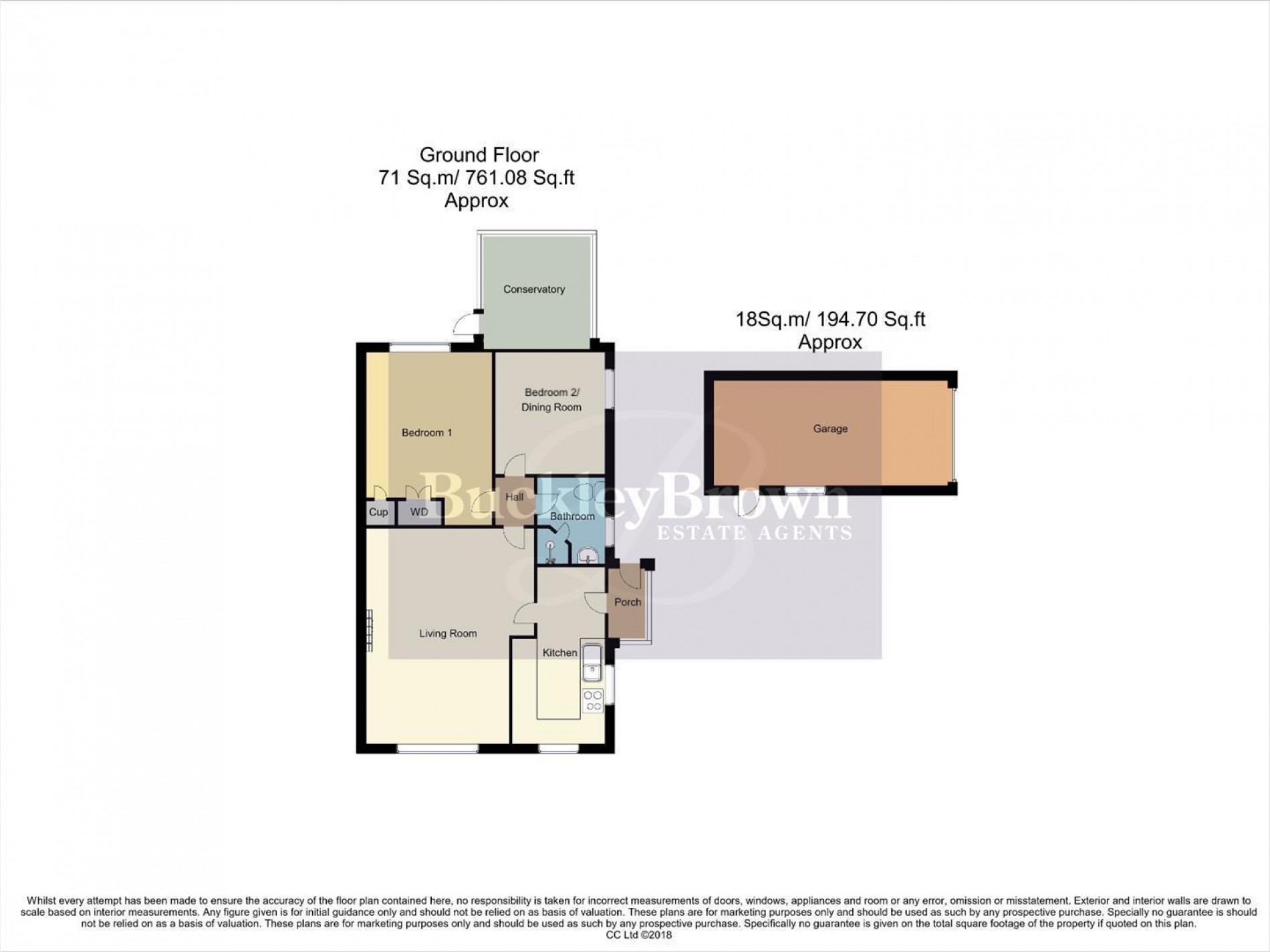 Floorplan for Hazelwood Close, Forest Town, Mansfield