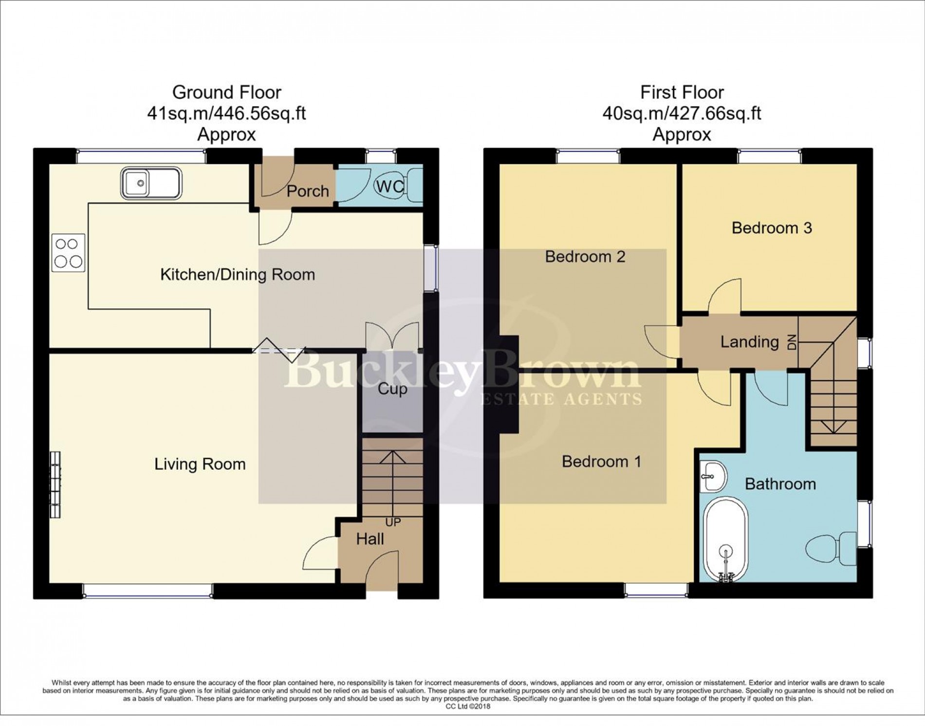 Floorplan for Church Street, Bilsthorpe, Newark