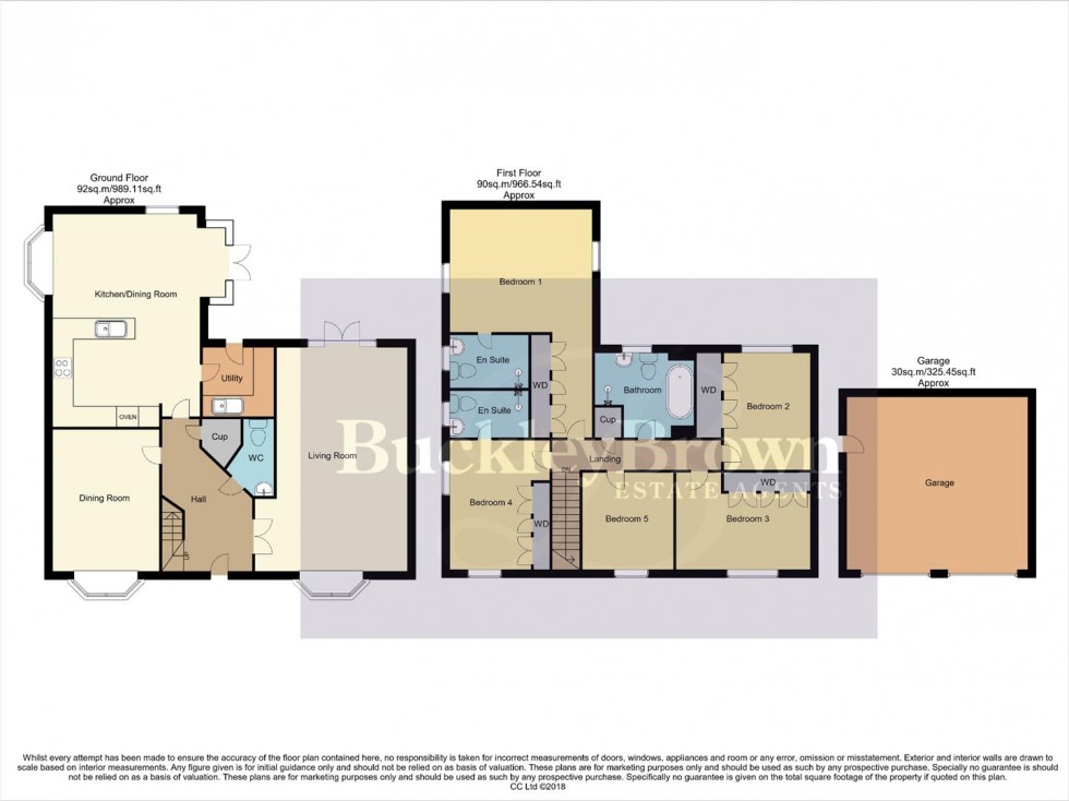 Floorplan for Elderberry Way, Rainworth, Mansfield