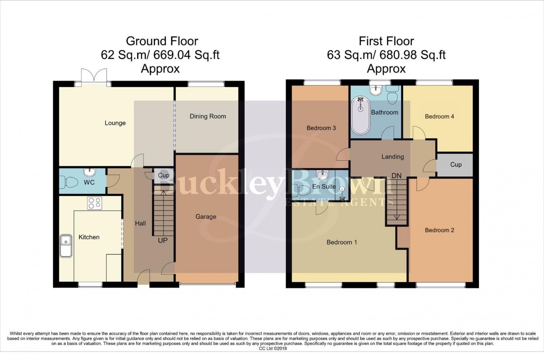 Floorplan for First Oak Drive, Clipstone Village, Mansfield
