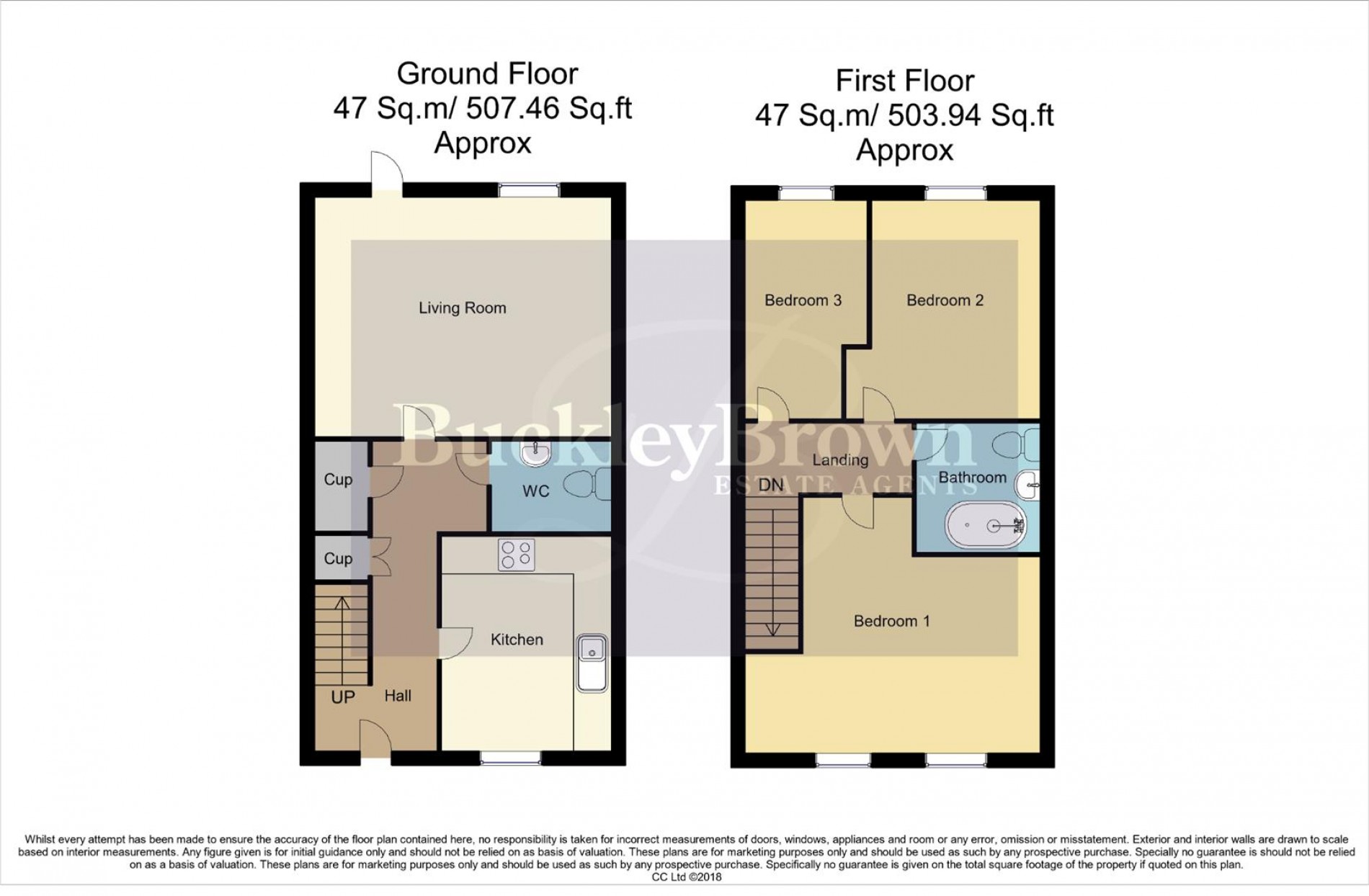 Floorplan for Nightjar Way, Rainworth, Mansfield