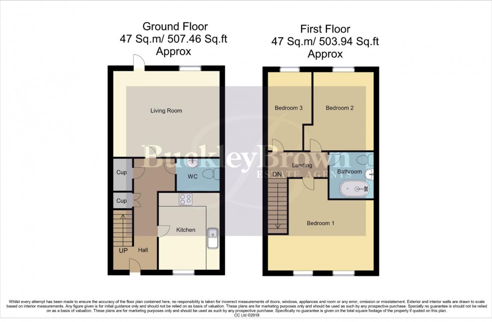Floorplan for Nightjar Way, Rainworth, Mansfield