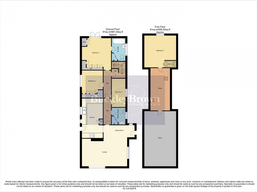 Floorplan for Fairholme Drive, Mansfield