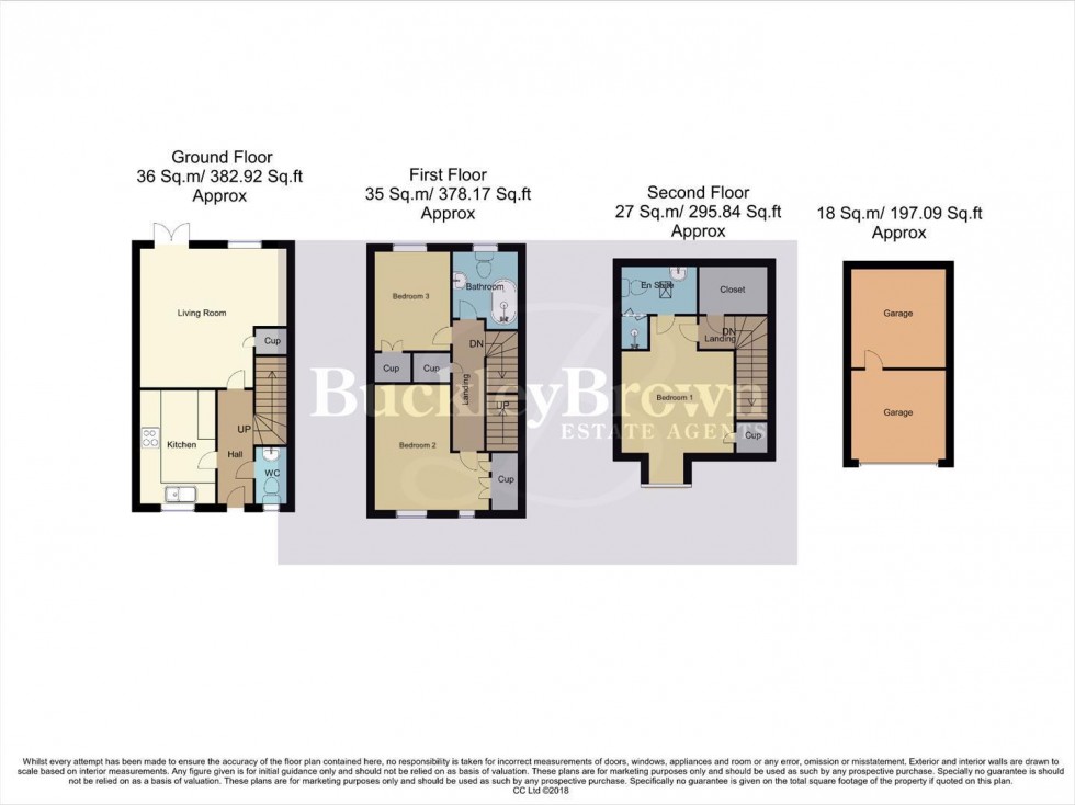 Floorplan for Flatts Lane, Calverton, Nottingham