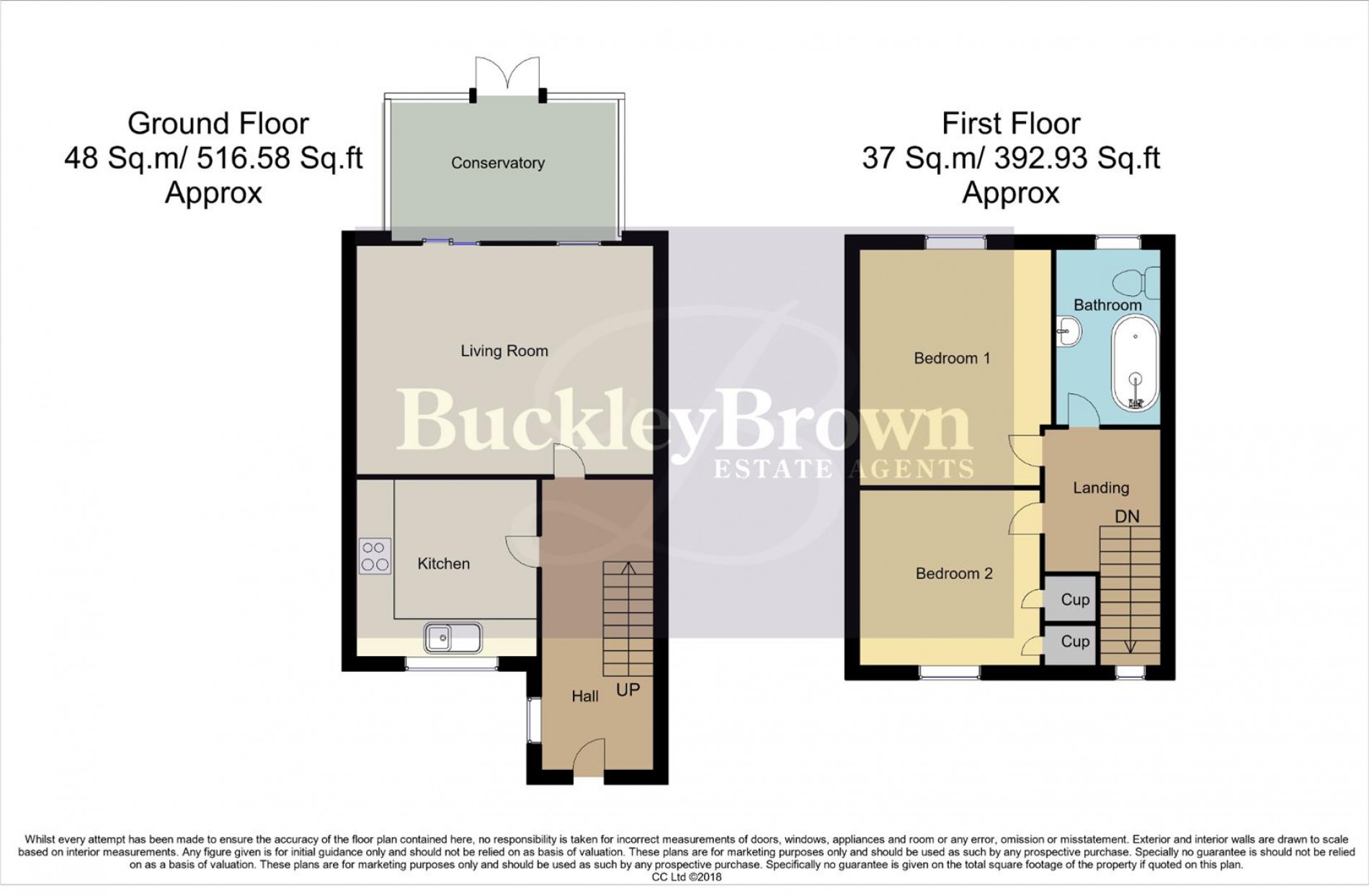 Floorplan for Kingsway Avenue, New Ollerton, Newark