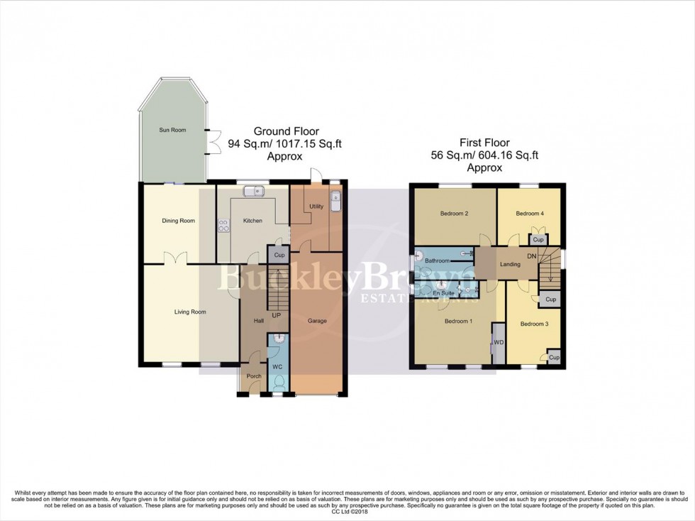 Floorplan for Delamere Drive, Mansfield