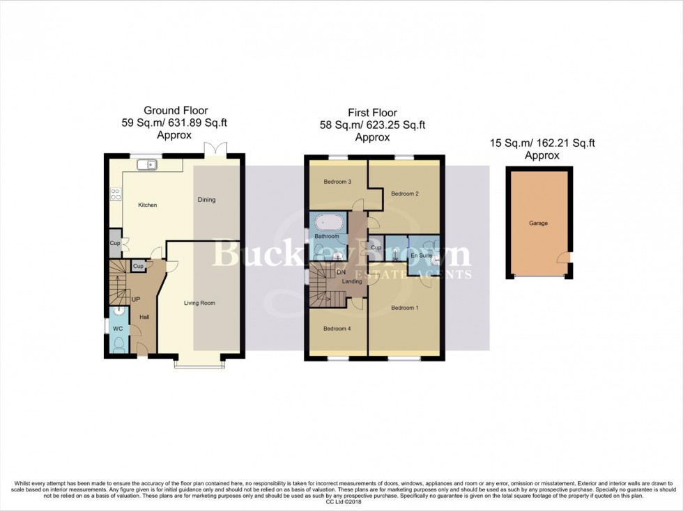 Floorplan for Trafalgar Way, Mansfield Woodhouse, Mansfield