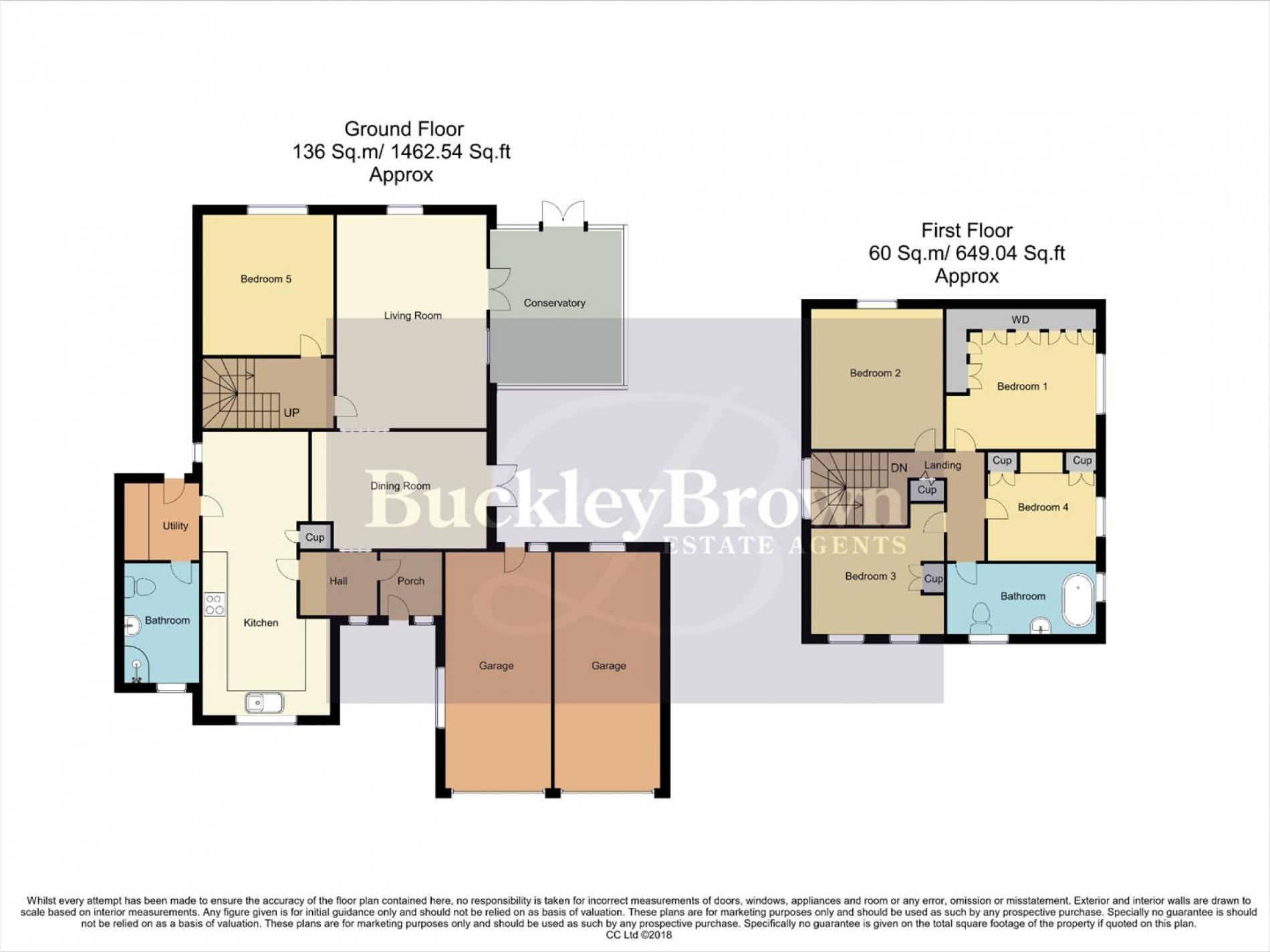 Floorplan for Milton Drive, Ravenshead, Nottingham