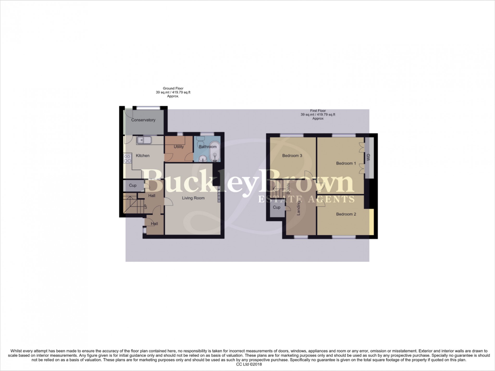 Floorplan for Wordsworth Avenue, Mansfield Woodhouse, Mansfield