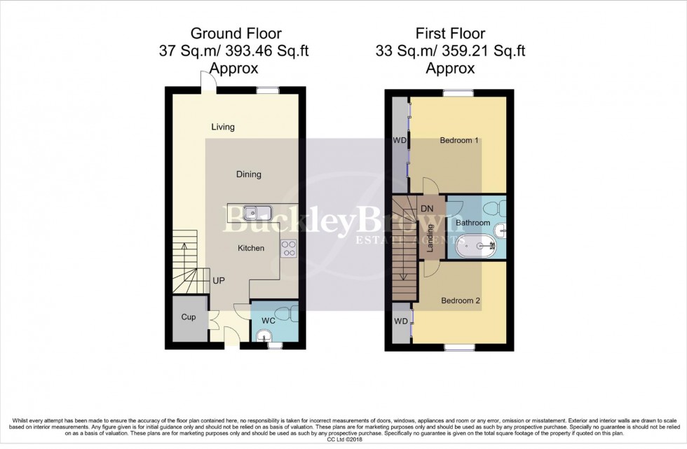 Floorplan for The Fields, Rainworth, Mansfield
