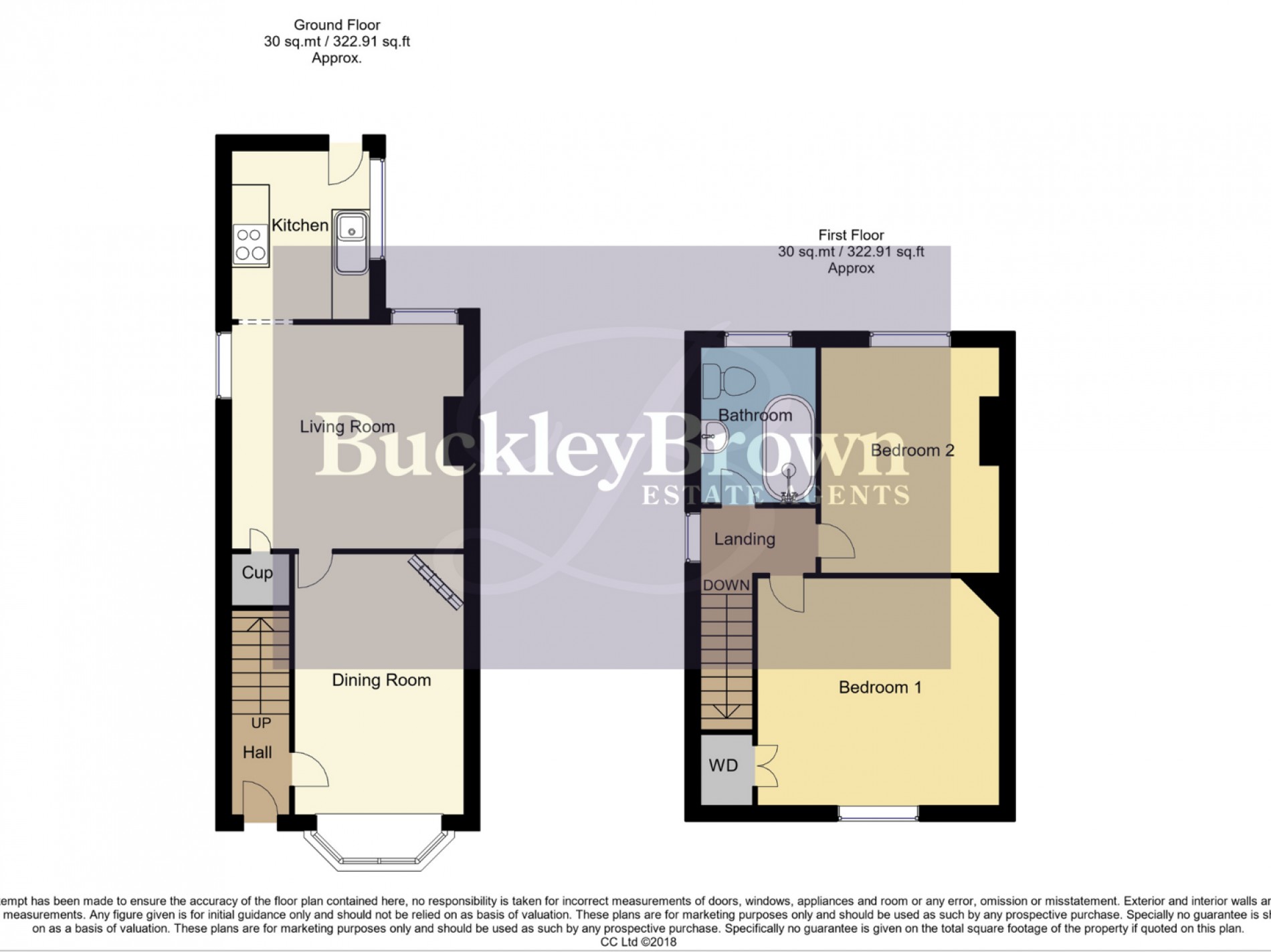 Floorplan for King Street, Mansfield Woodhouse, Mansfield
