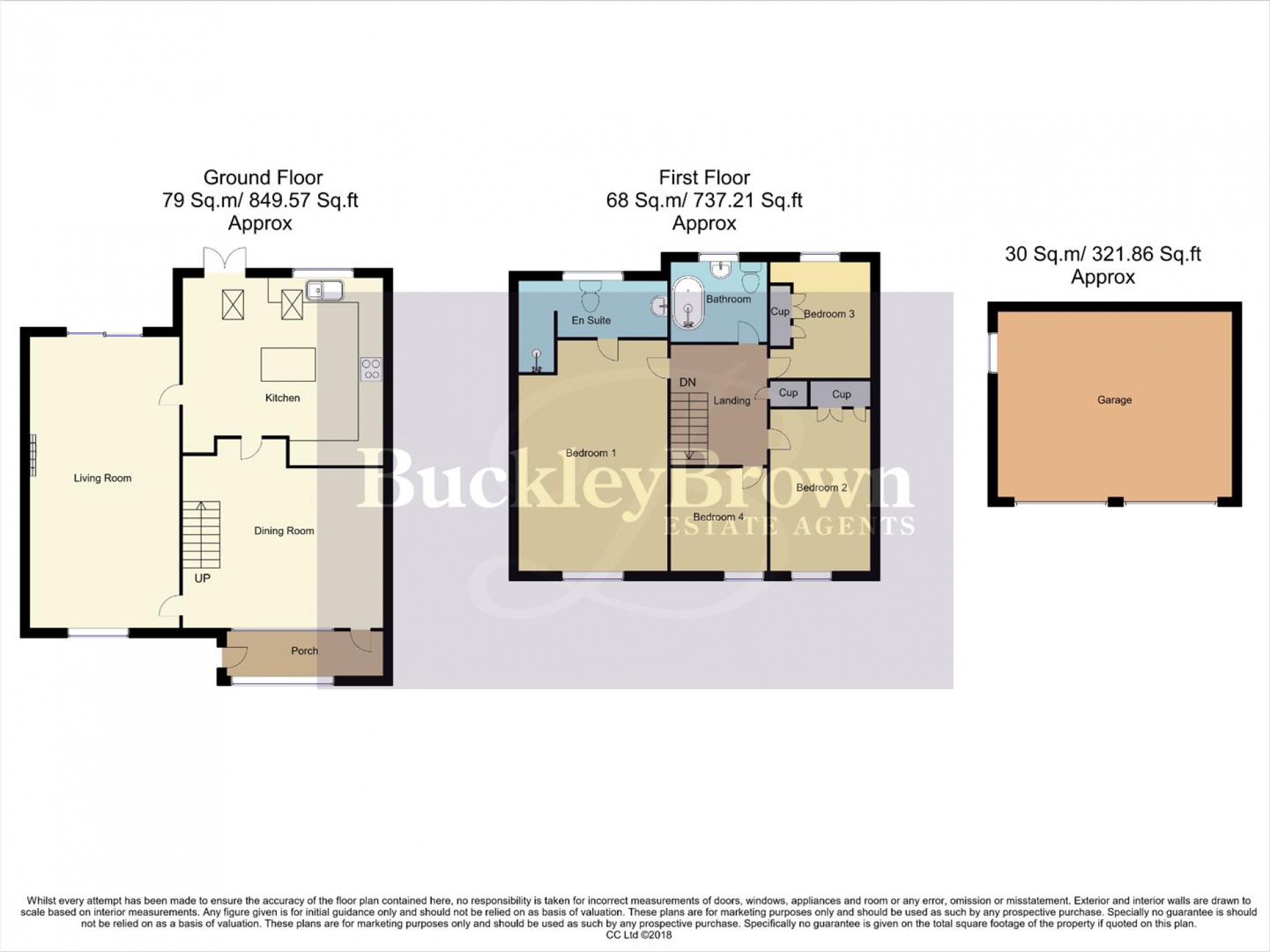 Floorplan for Vernon Crescent, Ravenshead, Nottingham