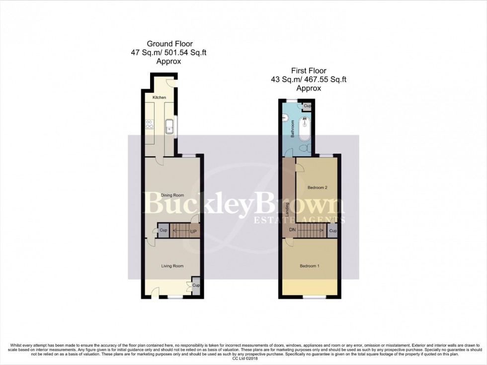 Floorplan for Leeming Lane South, Mansfield Woodhouse, Mansfield