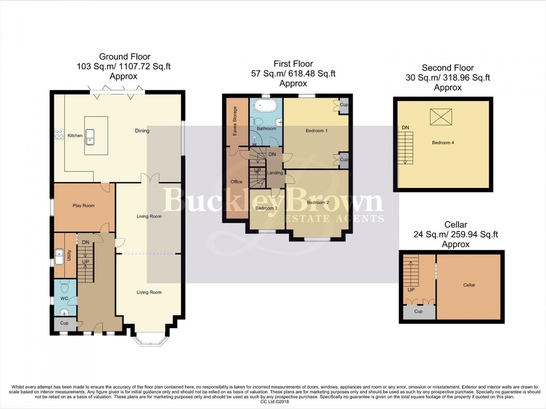 Floorplan for Nottingham Road, Mansfield