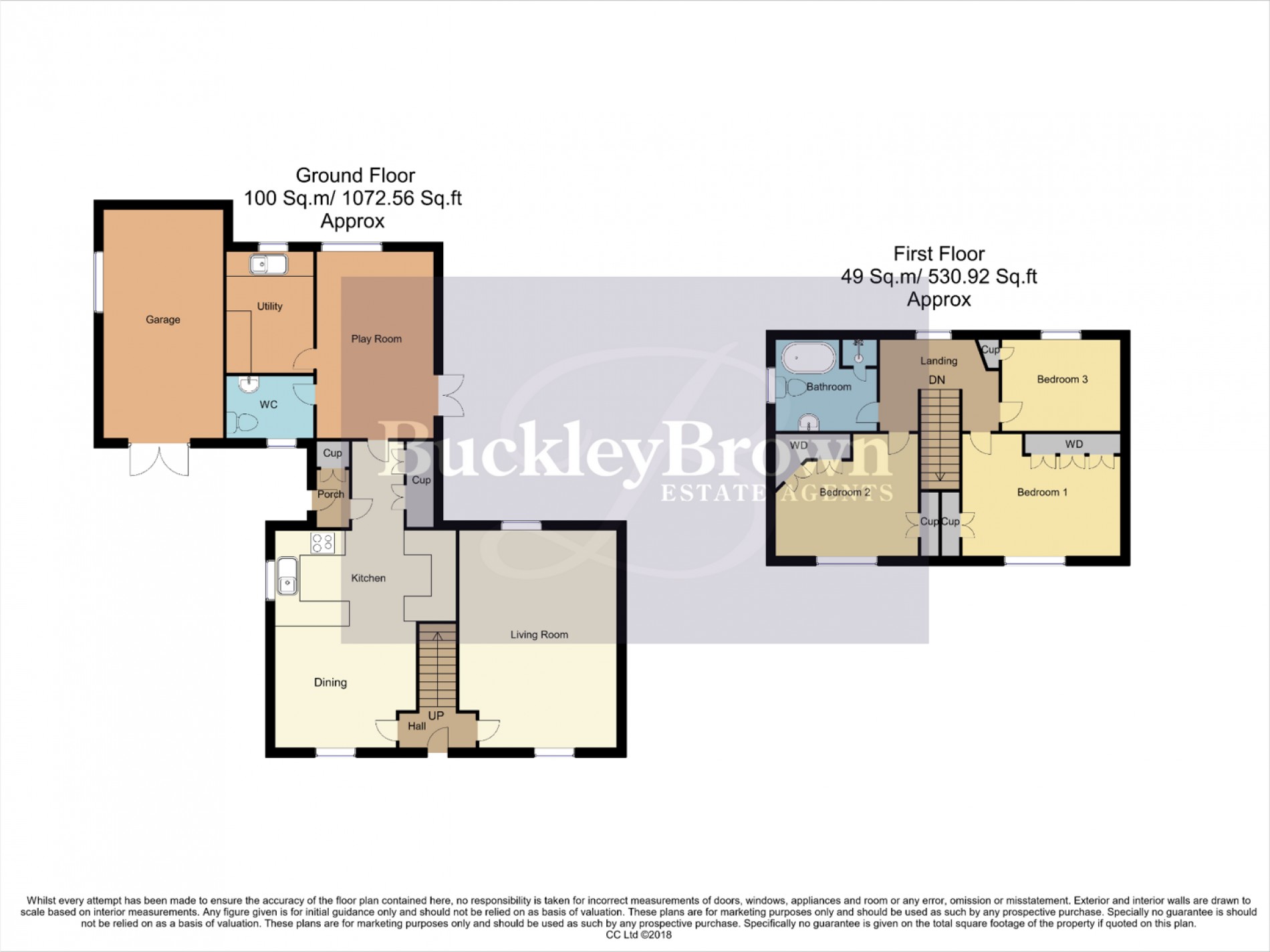 Floorplan for Rowthorne Lane, Glapwell, Chesterfield