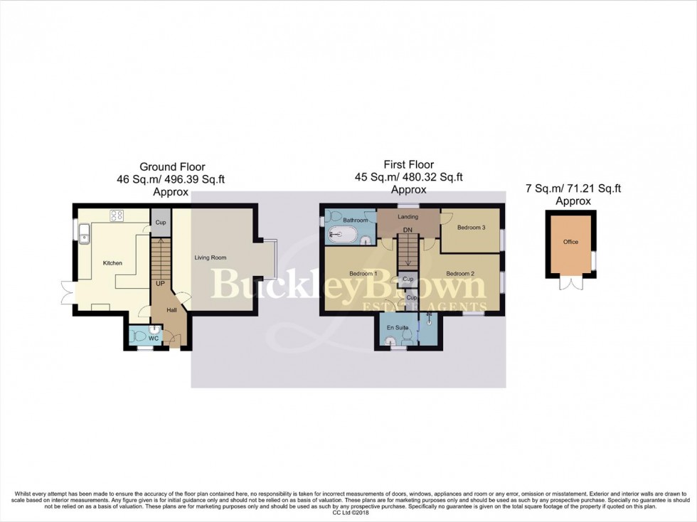 Floorplan for Leyland Drive, Bolsover, Chesterfield