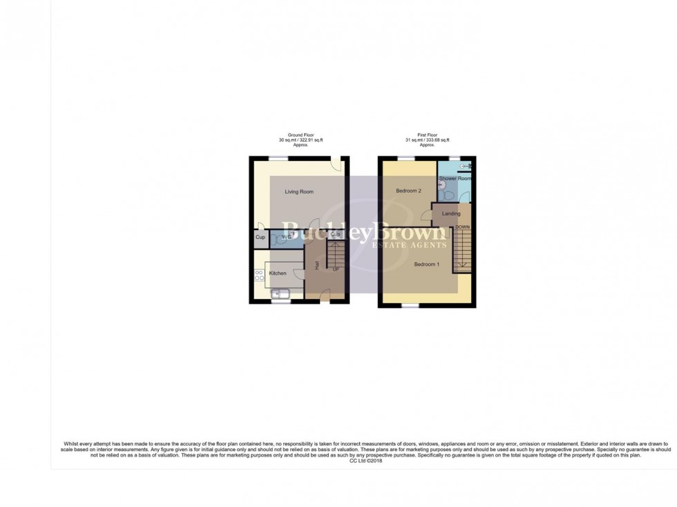 Floorplan for Olympian Way, Darley Dale, Matlock