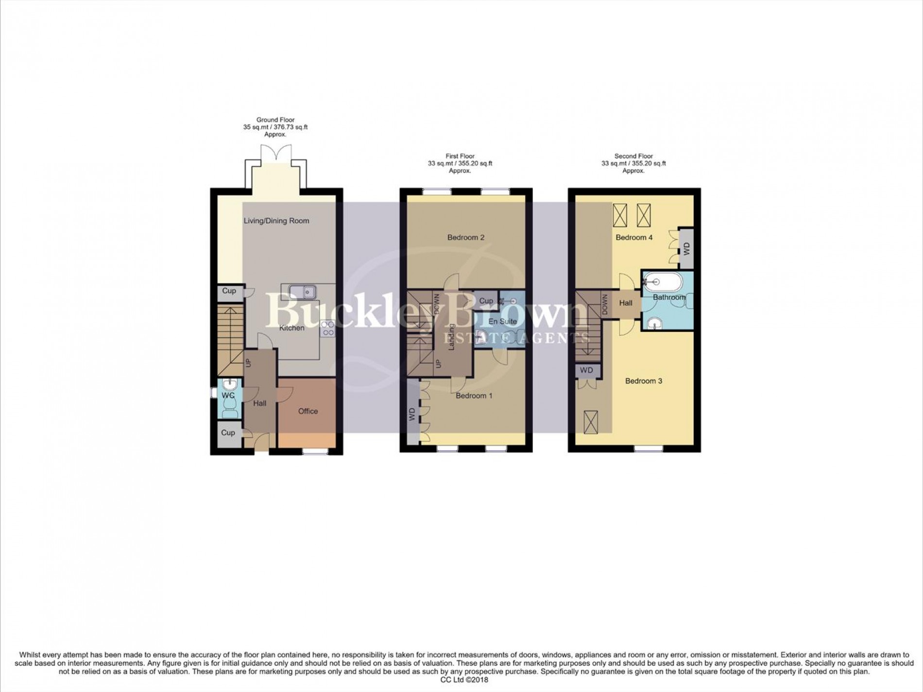 Floorplan for Bevin Place, Edwinstowe