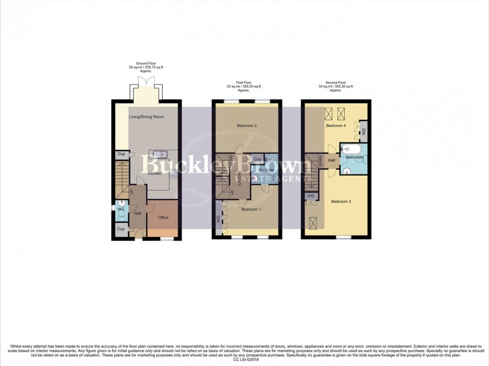Floorplan for Bevin Place, Edwinstowe