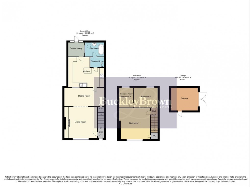Floorplan for Southwell Road West, Mansfield