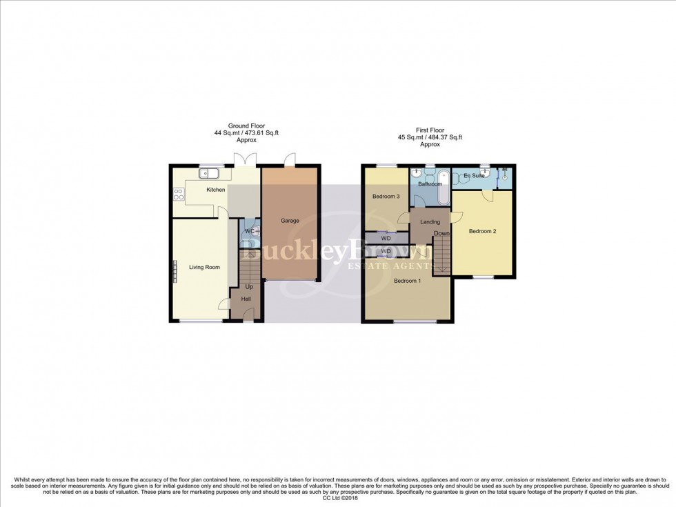 Floorplan for Parkgate Close, Ollerton