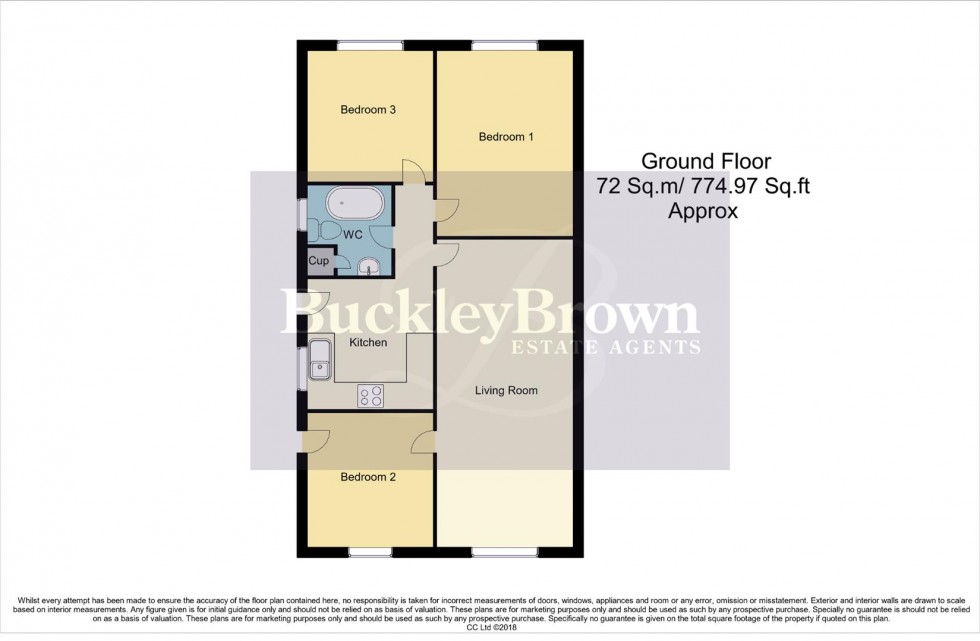 Floorplan for Sandycliffe Close, Forest Town, Mansfield
